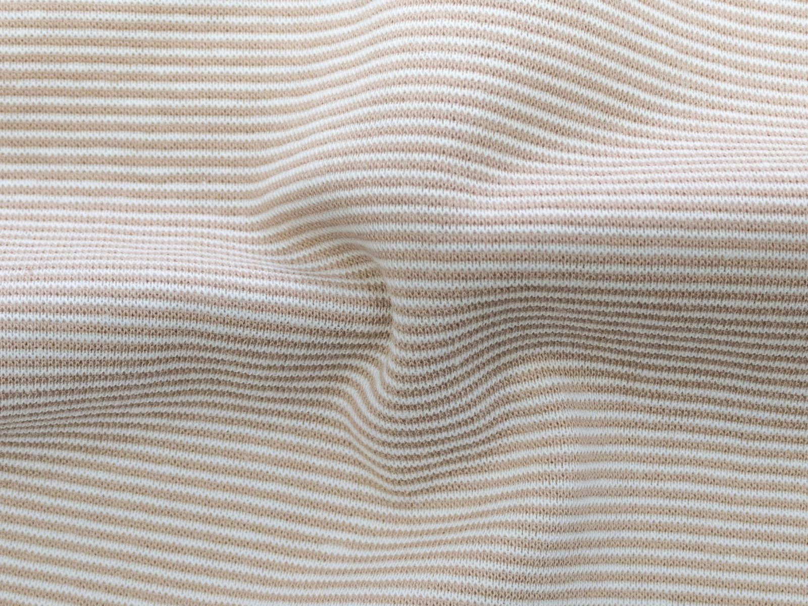 Glattes Bündchen Stoff im Schlauch - Streifen