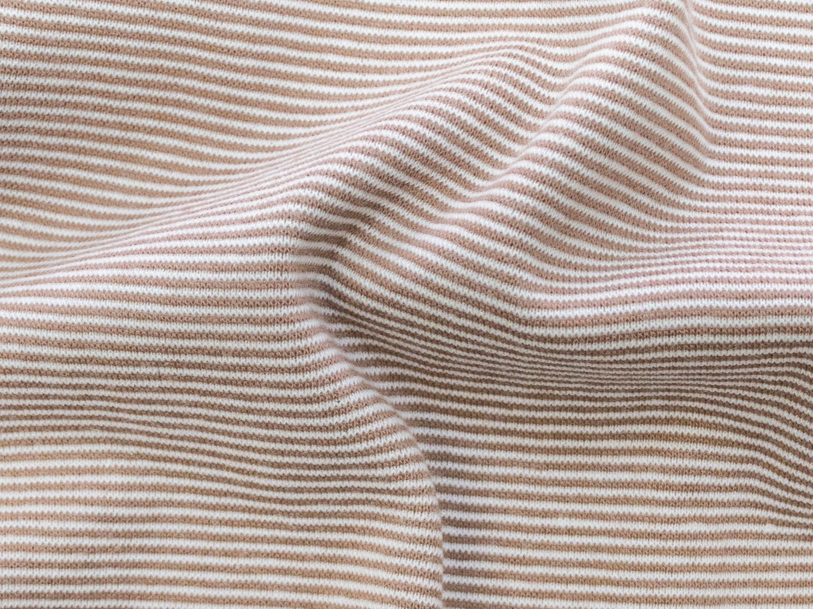 Glattes Bündchen Stoff im Schlauch - Streifen