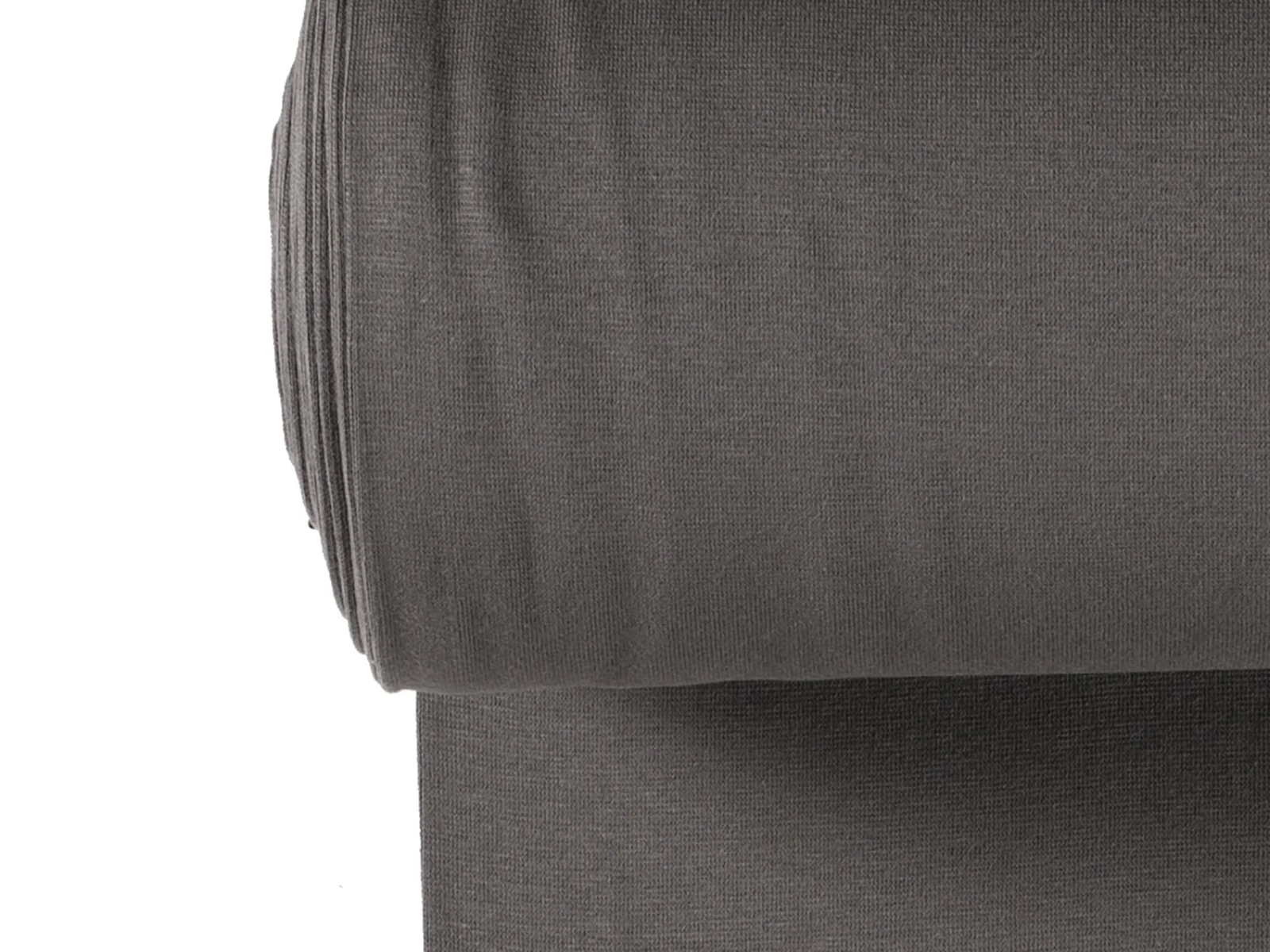 Glattes Bündchen Stoff im Schlauch