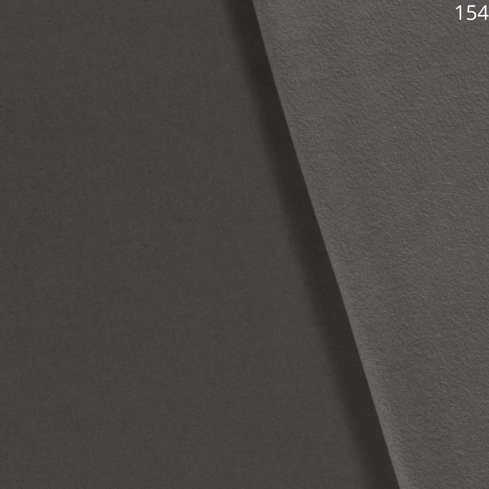 Angerauter Sweat Stoff - uni