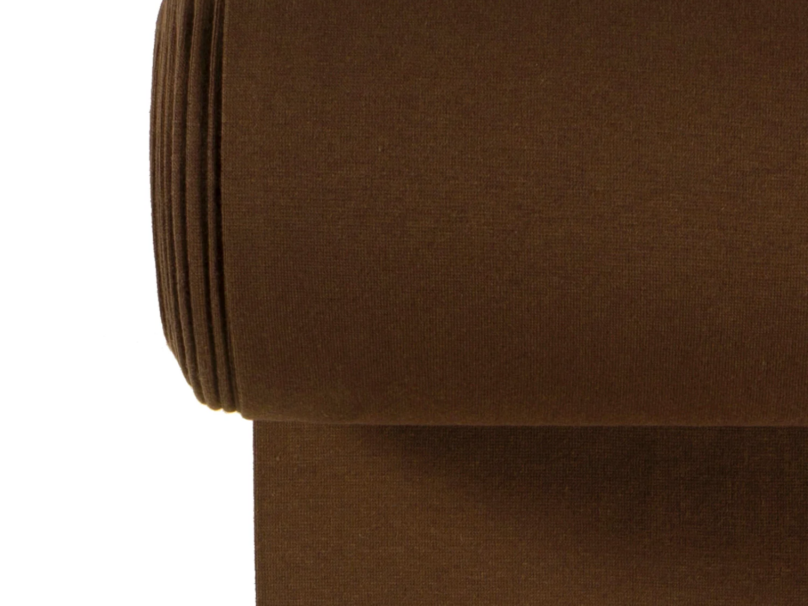 Glattes Bündchen Stoff im Schlauch