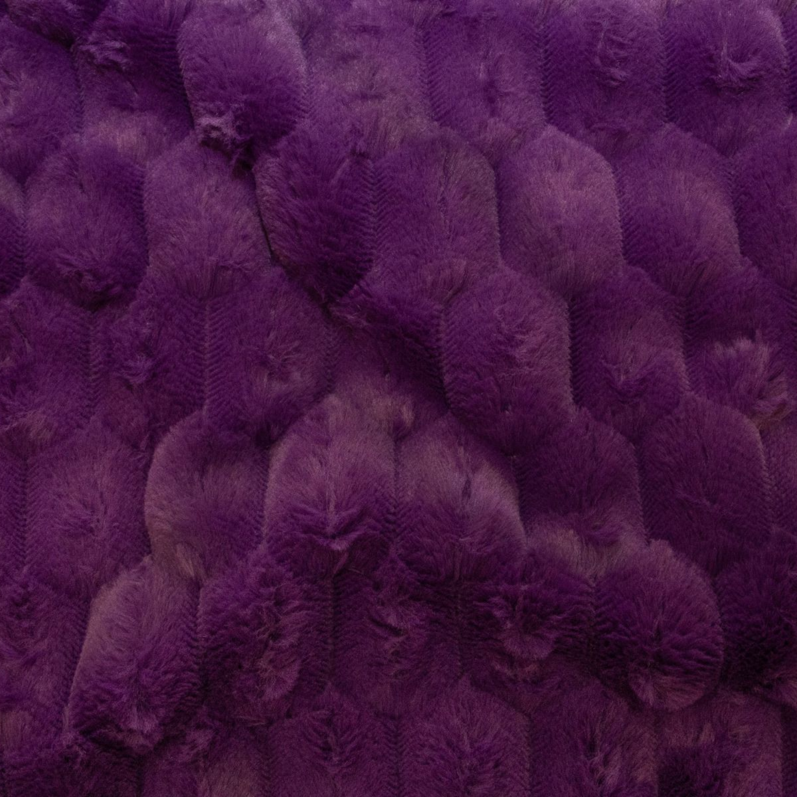 Fellimitat Stoff - Wabenmuster