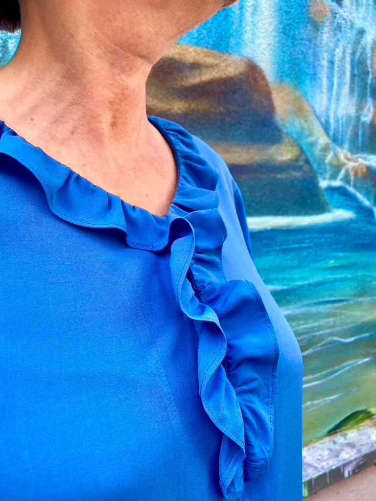 Papierschnittmuster Rüschenbluse Bristol