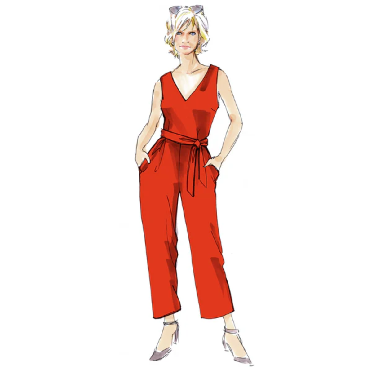 Papierschnittmuster Overall Ulani