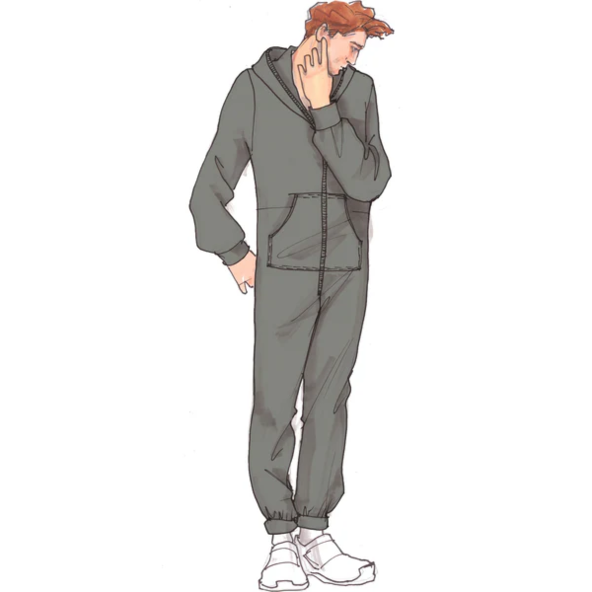 Papierschnittmuster Overall Ike