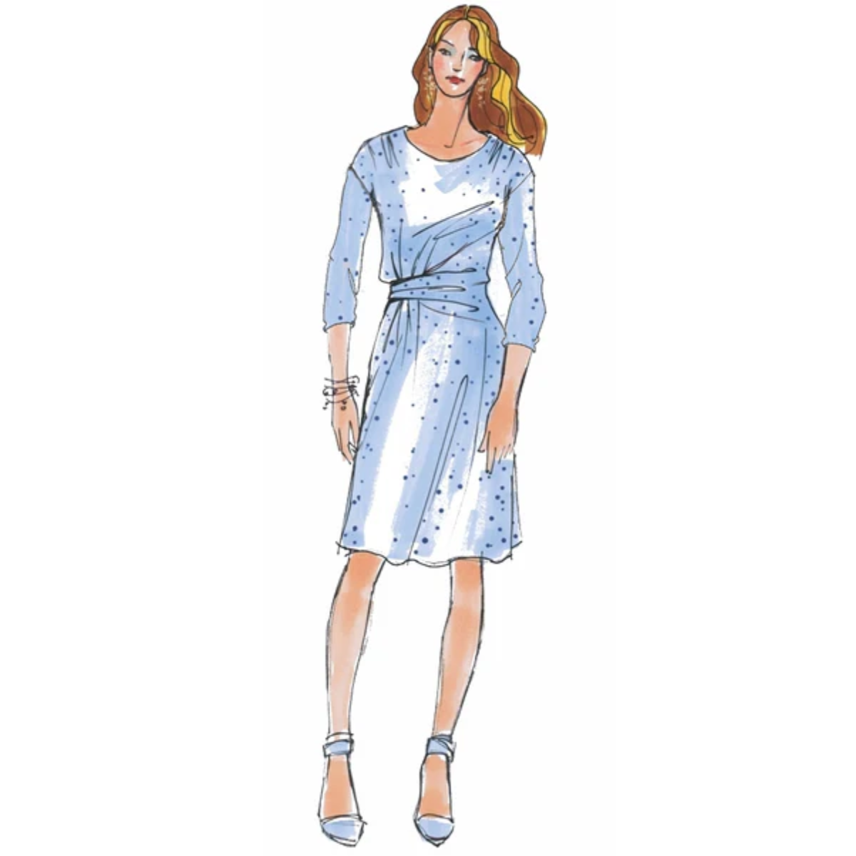 Papierschnittmuster Premium Jerseykleid Martha