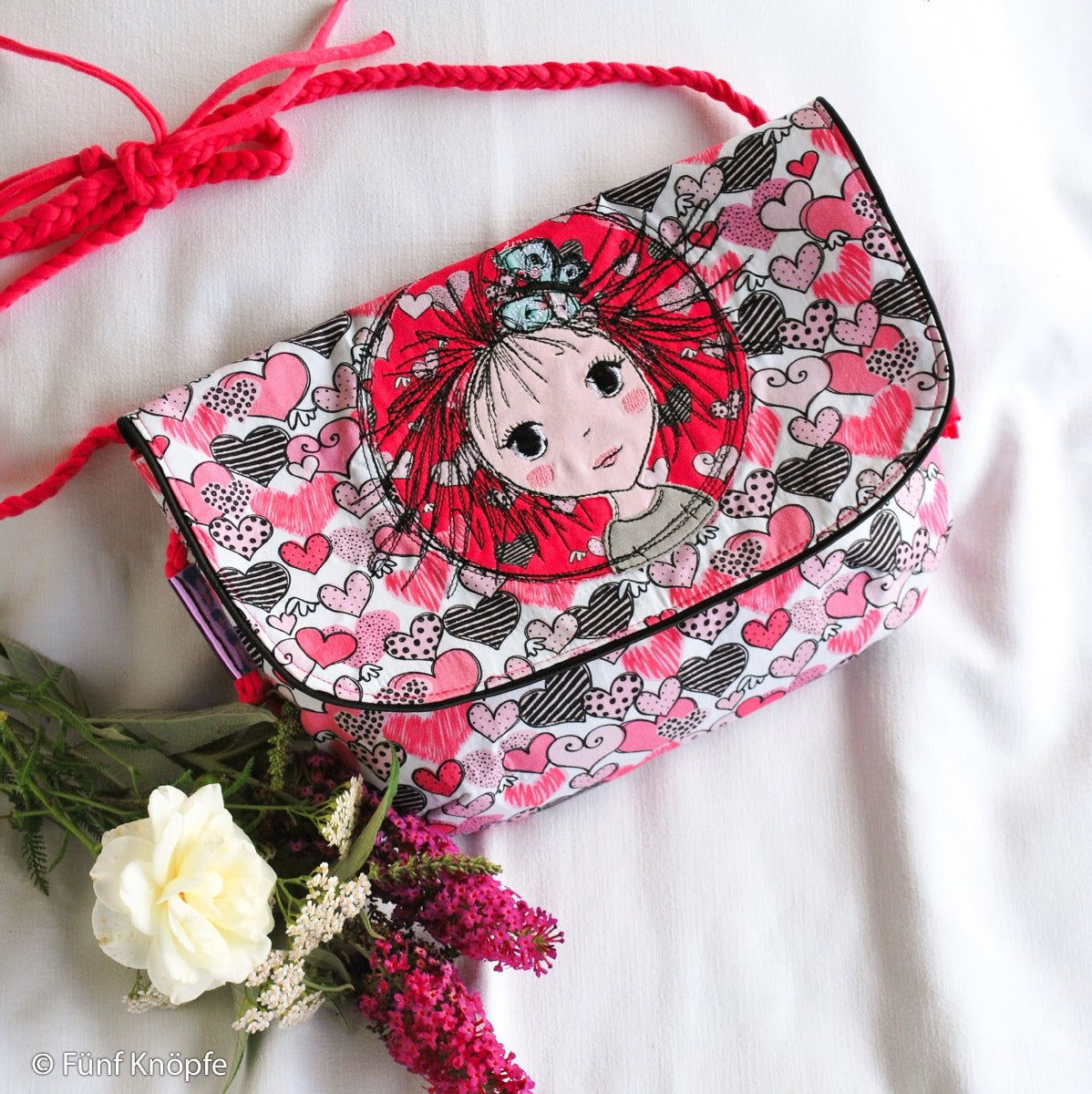 Webware Baumwolle Swafing Valerie Papillon by Steinbeck - Vogelkäfige auf Punkte - rosa