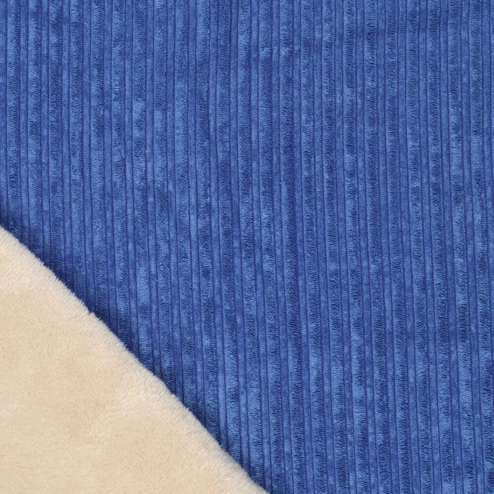 Breitcord mit flauschiger Fellabseite - uni