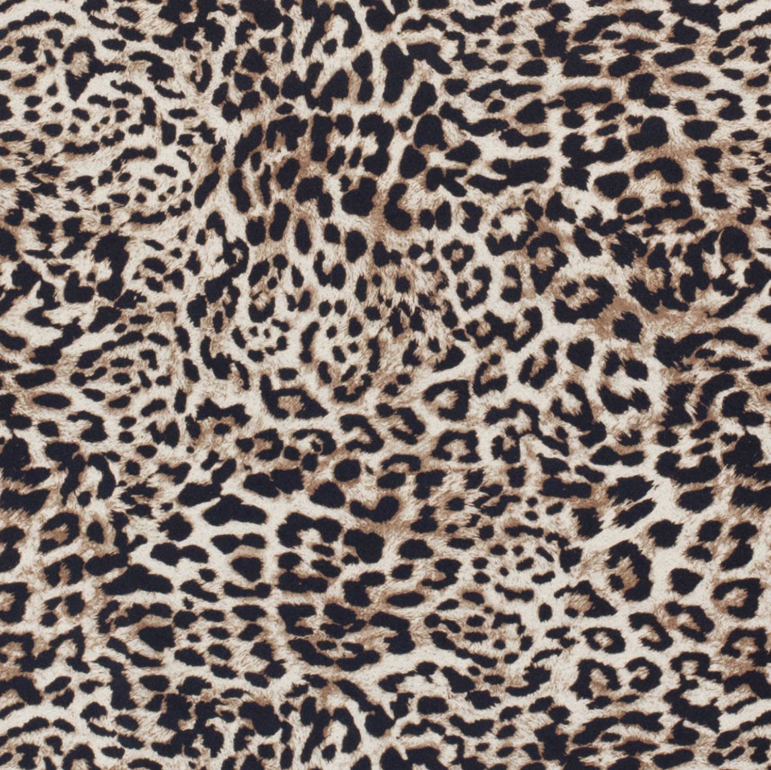 Elastischer Funktions- und Sportjersey Stoff - Leo Animalprint - beige