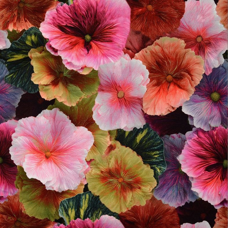 French Terry - Blümchen - bunt