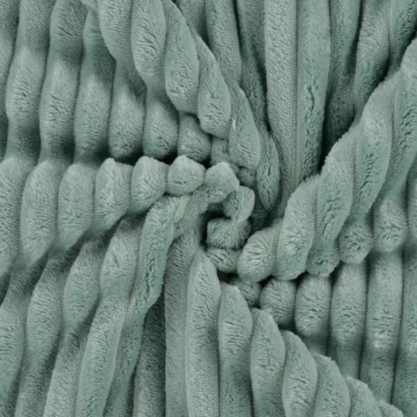 Cuddle Binky super weicher Wellnessfleece Stoff mit 1,5 cm breiten Rippen