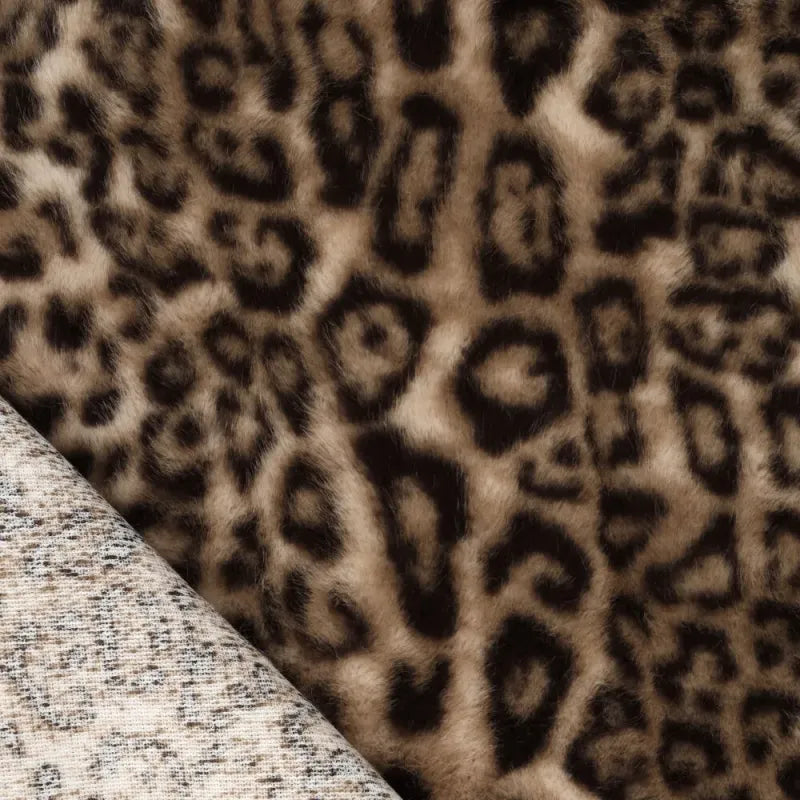 Fellimitat Stoff - Leo Animalprint