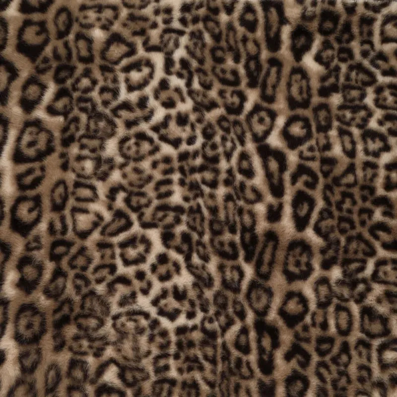 Fellimitat Stoff - Leo Animalprint