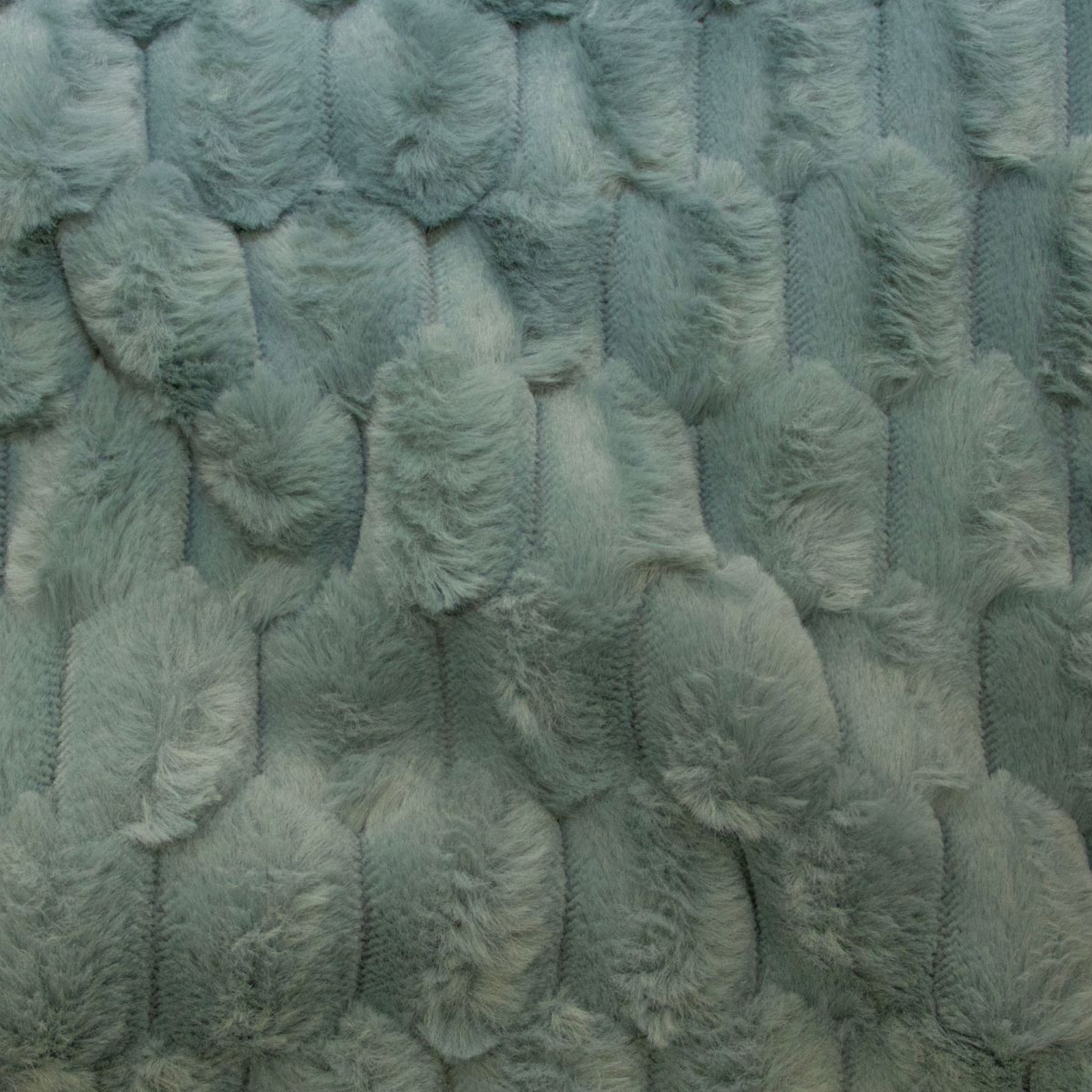 Fellimitat Stoff - Wabenmuster