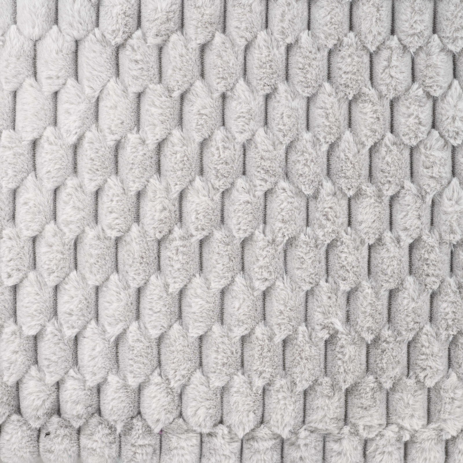 Fellimitat Stoff - Wabenmuster