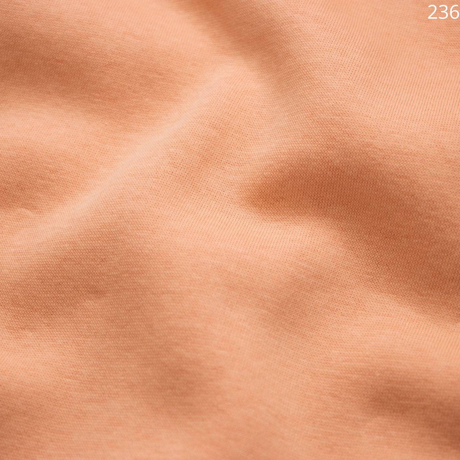 Angerauter Sweat Stoff - uni