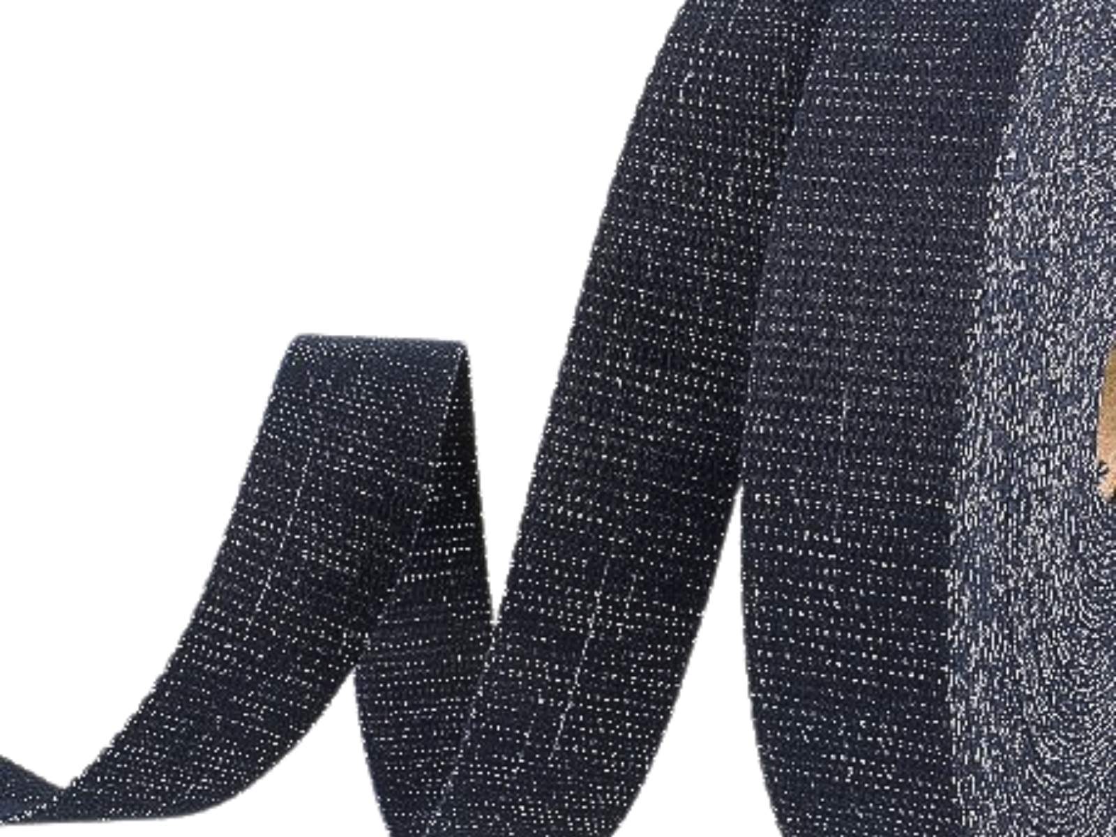 Gurtband mit Glitzerfäden 30 mm