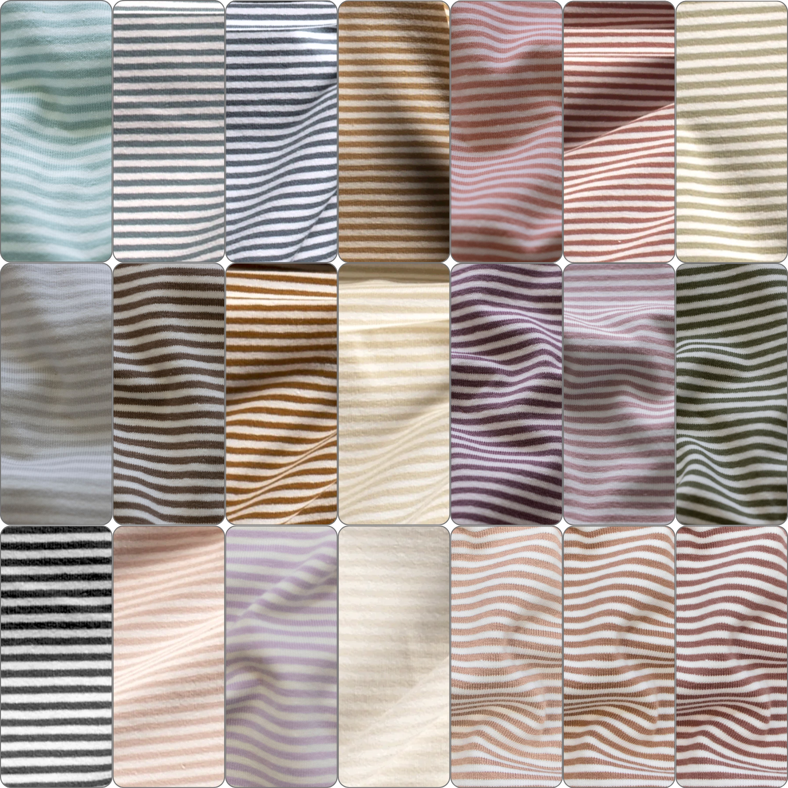 Baumwolle Jersey Stoff - Streifen