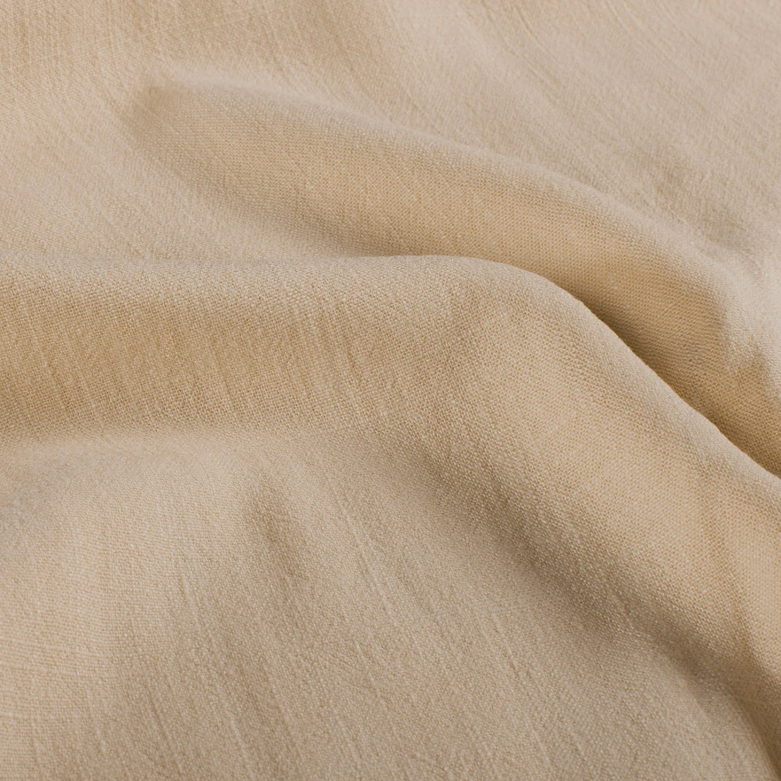 Webware Viskose Stoff - Leinen Slub - uni