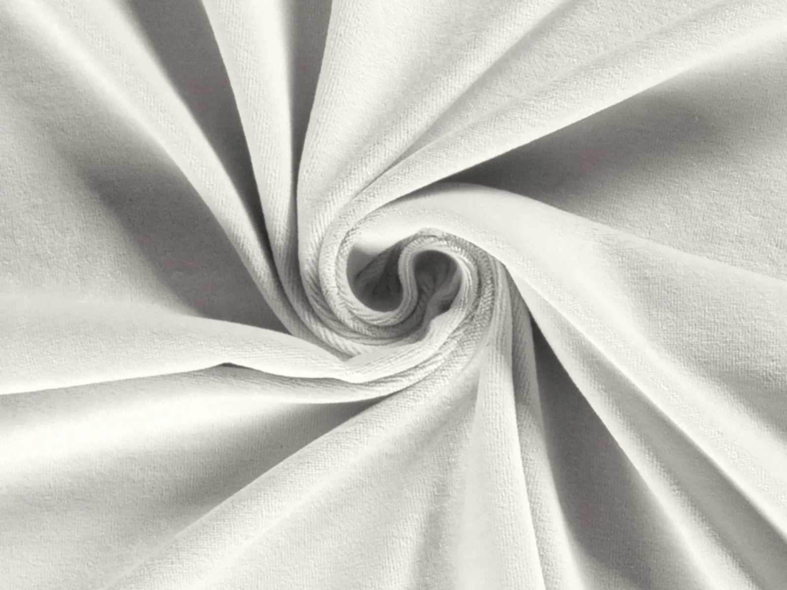 Nicki velours Stoff uni/melange