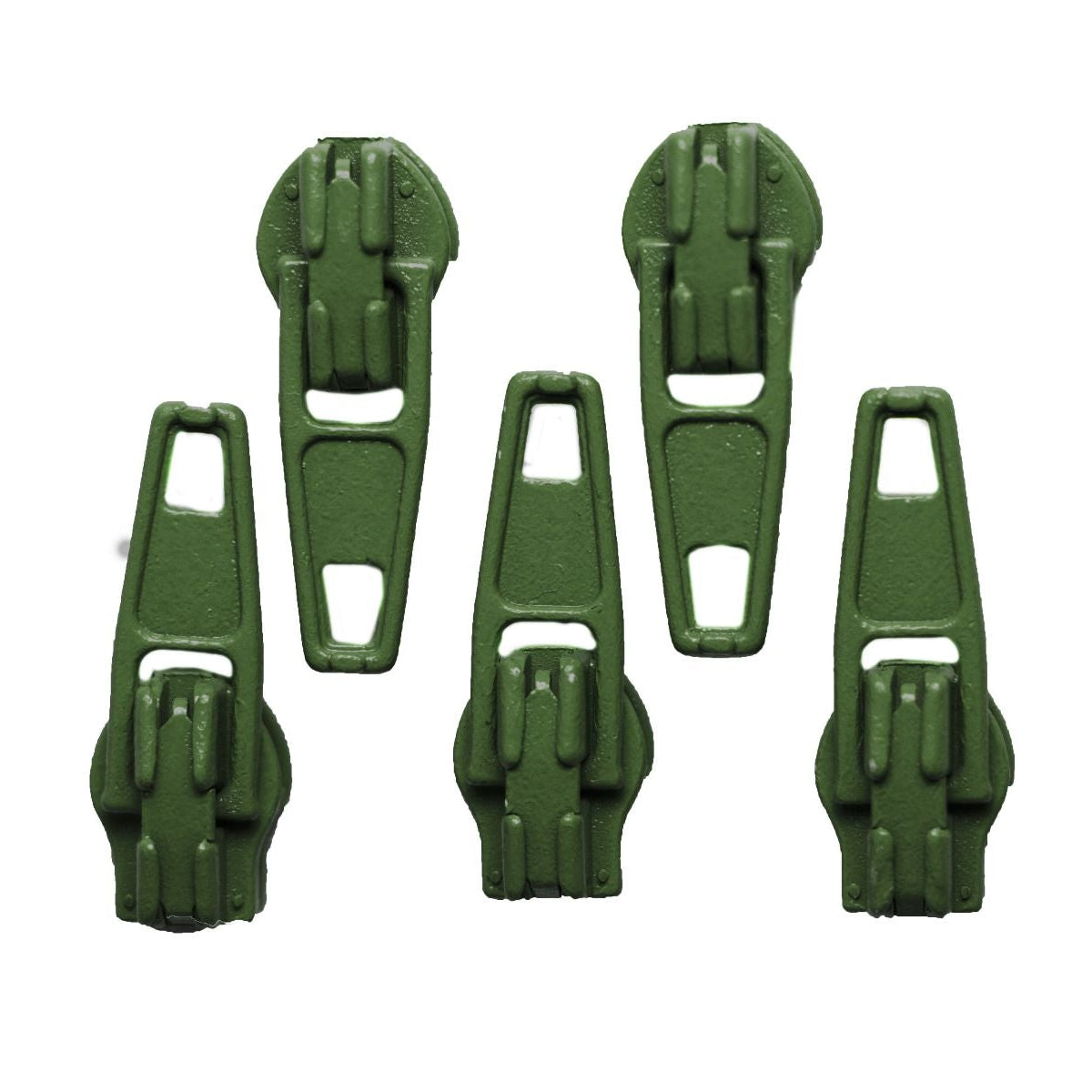 Slider / Zipper / Automatikschieber für Reißverschlüsse Größe 3 - Set 5 Stück
