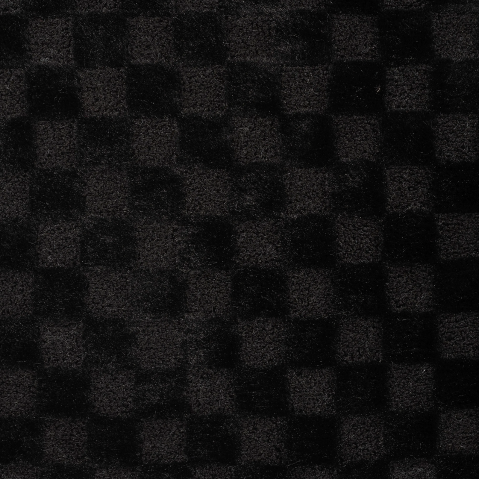 Fellimitat Bouclé Stoff - Karomuster