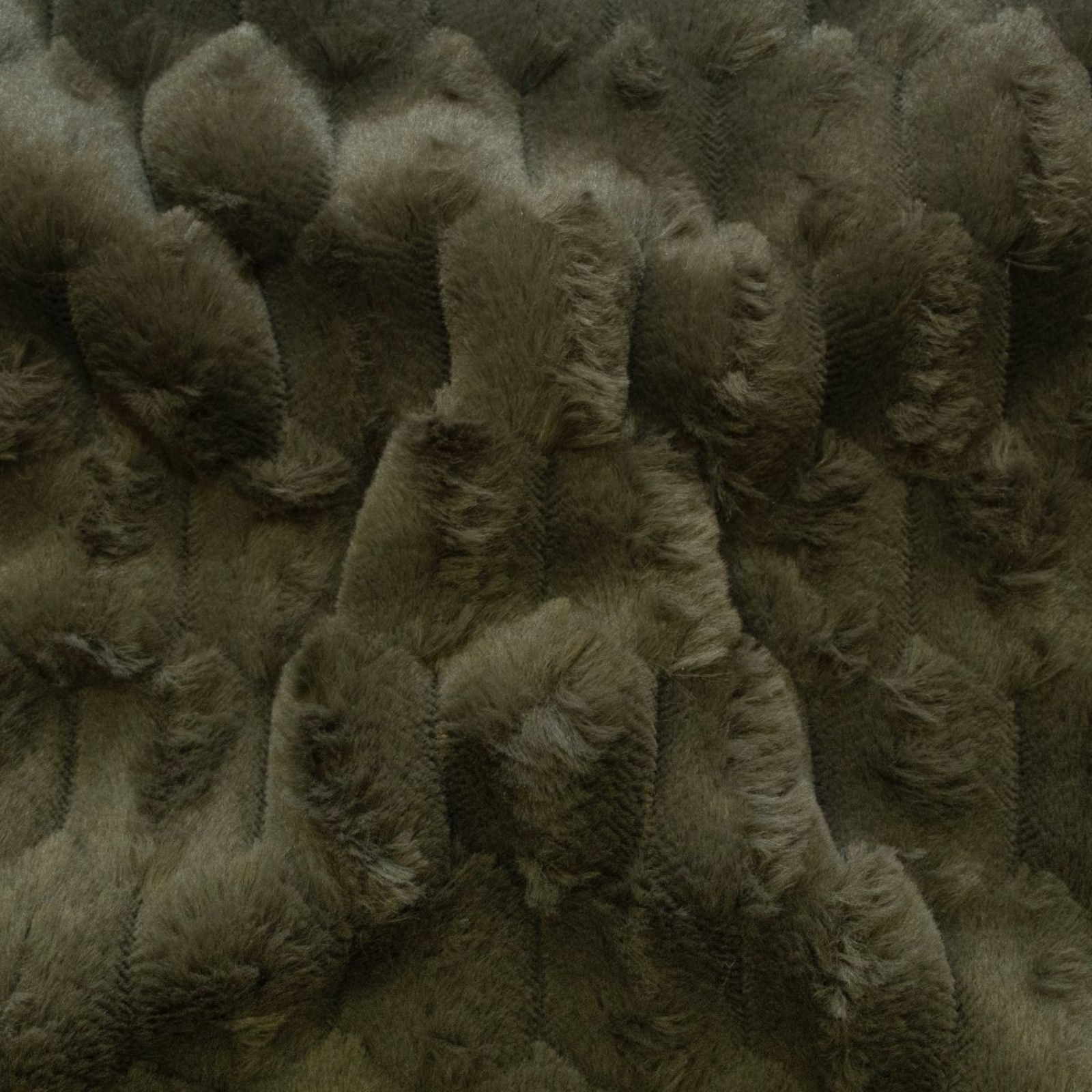 Fellimitat Stoff - Wabenmuster