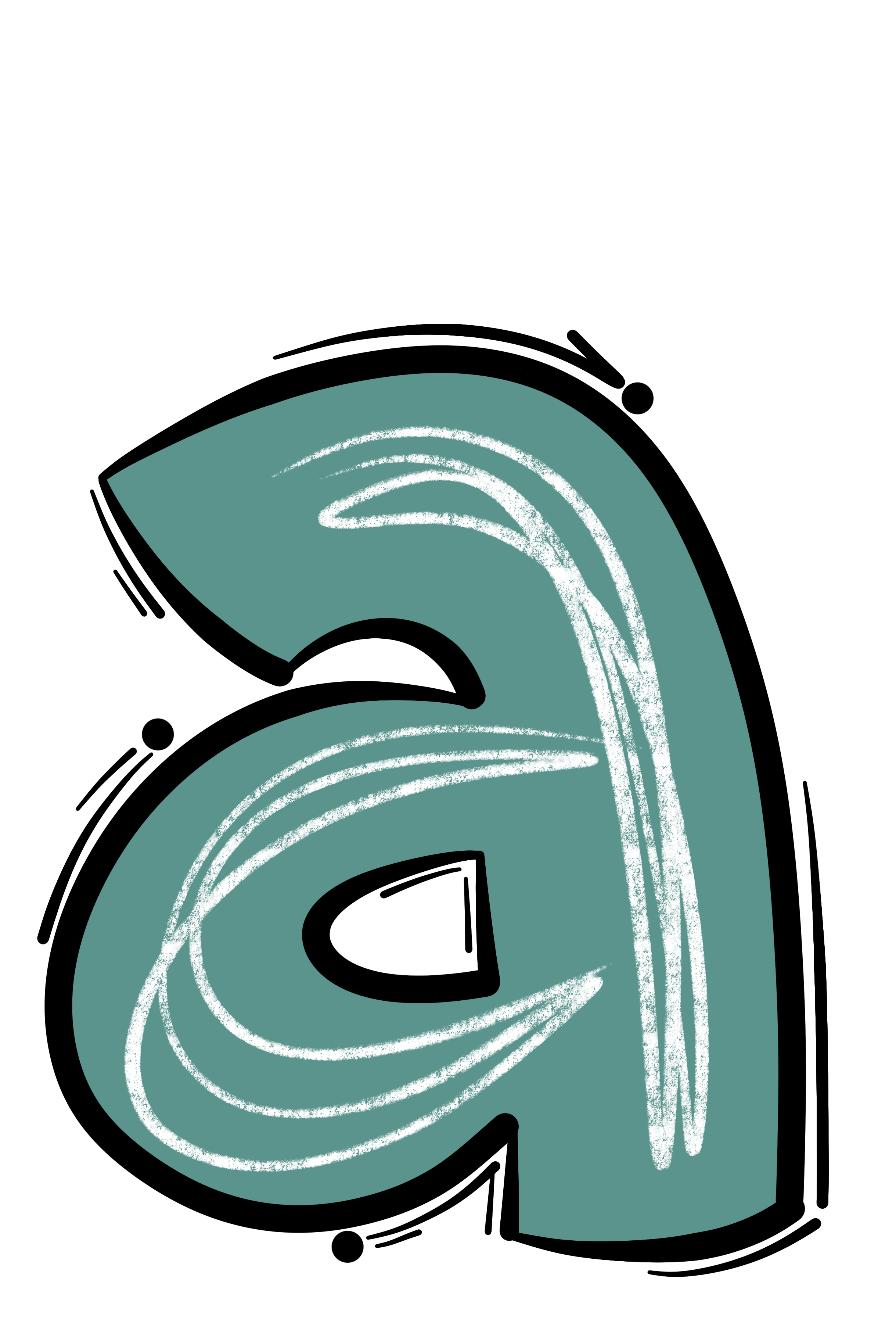 Bügelbild Applikation Namen - Buchstaben - ABC- petrol