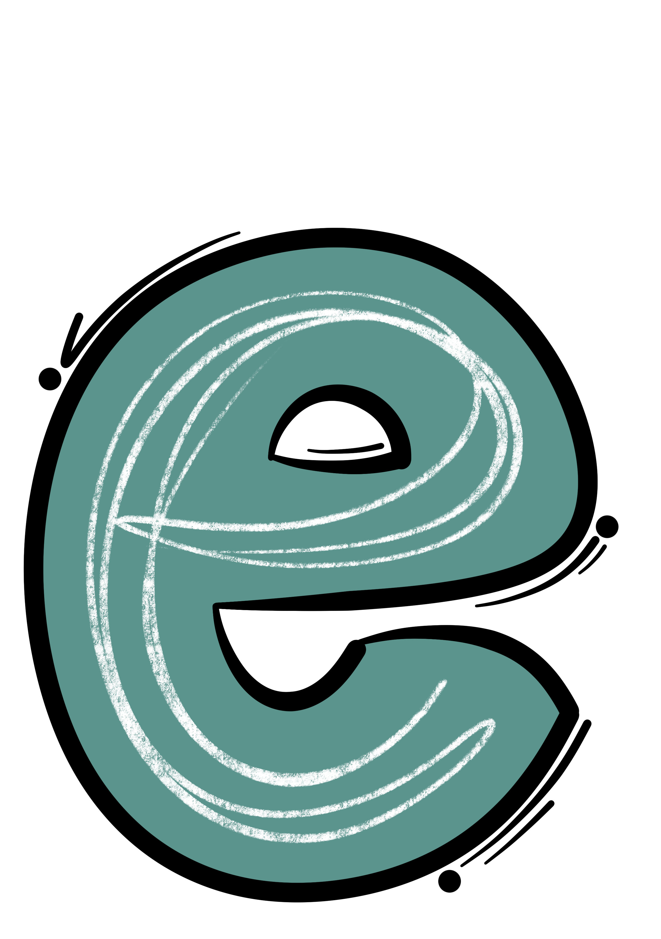 Bügelbild Applikation Namen - Buchstaben - ABC- petrol