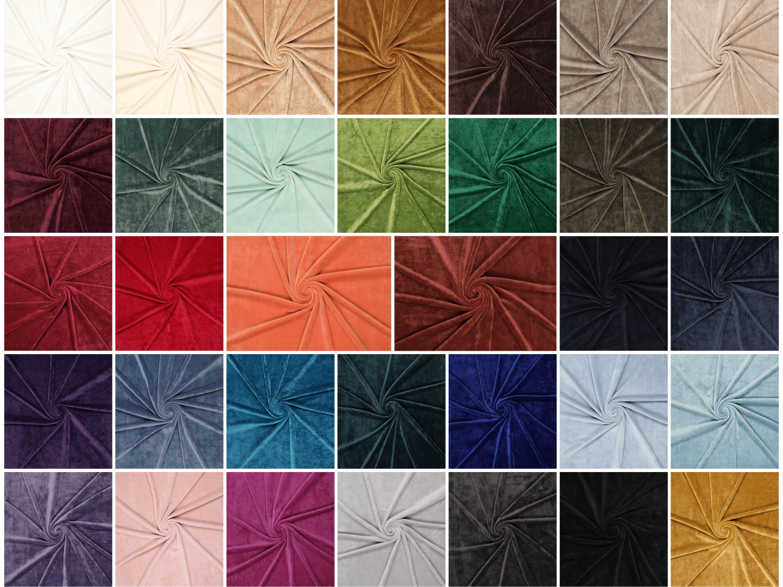 Nicki Stoff Velvet Stretch - samtweich