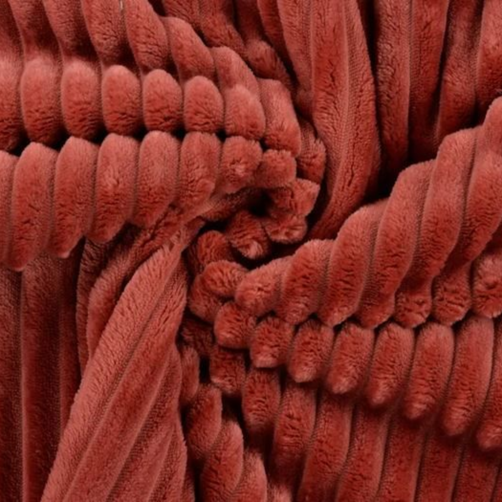 Cuddle Binky super weicher Wellnessfleece Stoff mit 1,5 cm breiten Rippen