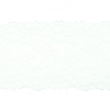 Elastische Spitze extrabreit ca. 14,5 cm - Blumenranken