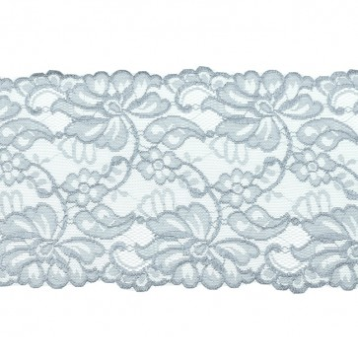 Elastische Spitze extrabreit ca. 14,5 cm - Blumenranken