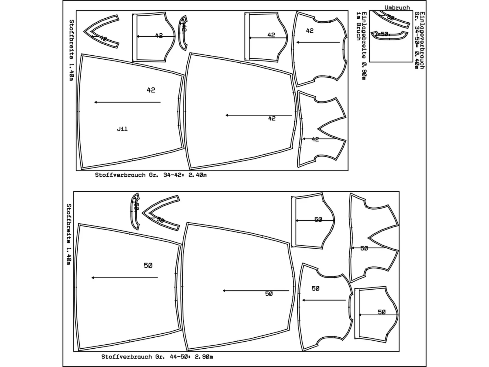 Papierschnittmuster Sommerkleid Jill