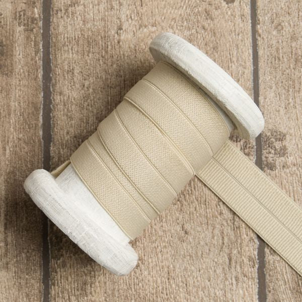 Elastisches Einfassband/Falzgummi 20 mm - uni