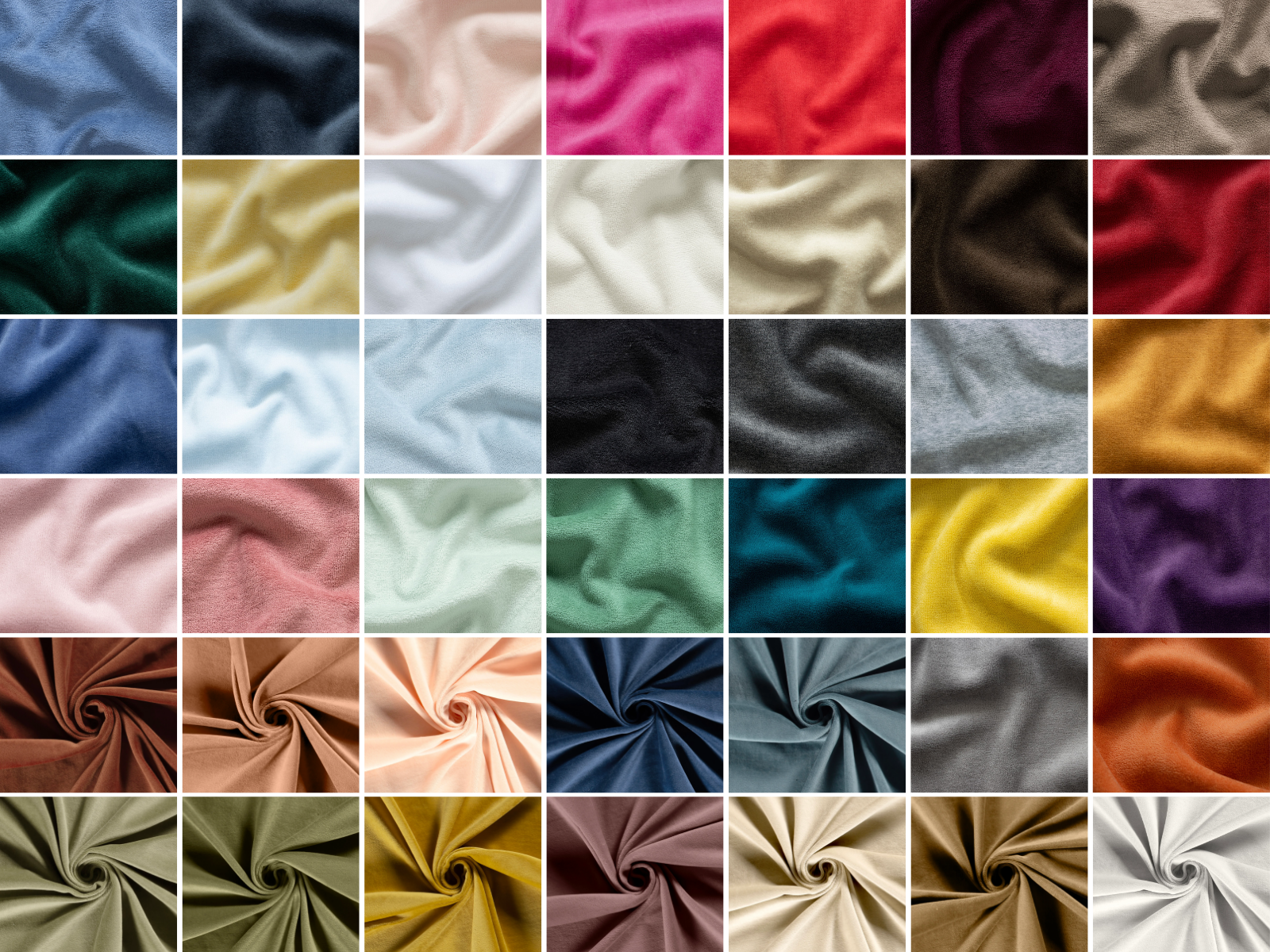 Nicki velours Stoff uni/melange