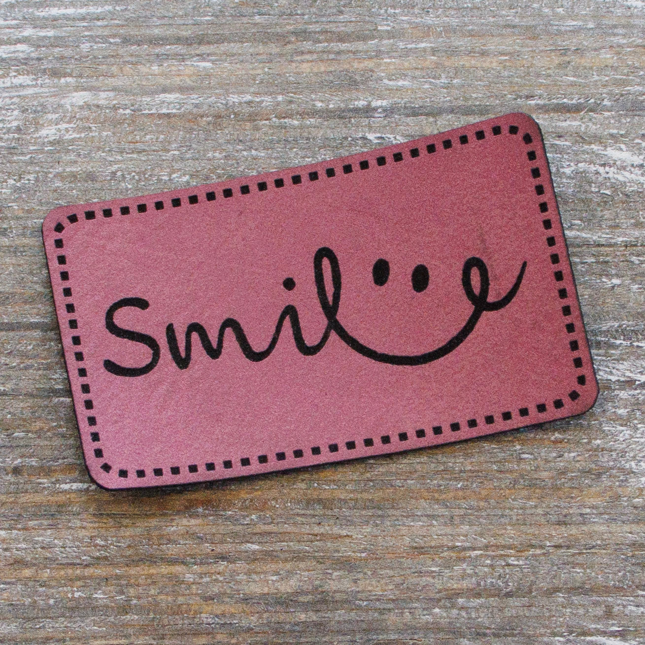 Label Kunstleder KDS - Smile