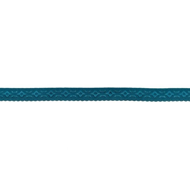 Elastisches Einfassband/Falzgummi bestickt