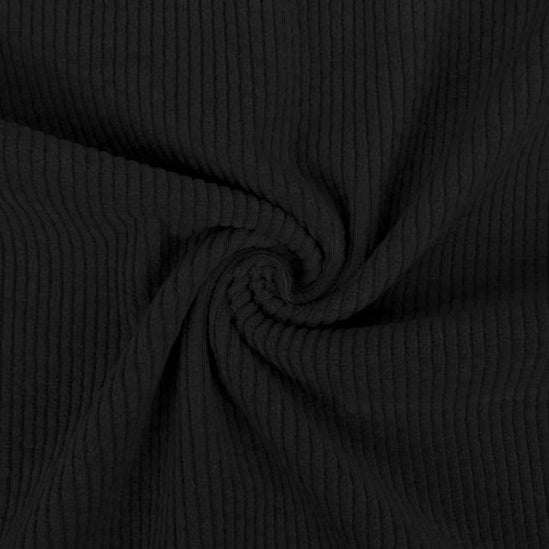 Cord Stretch Washed - 3.5 mm breite Rippen - uni