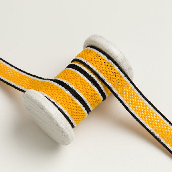 Elastischer Hosenstreifen mit Netz