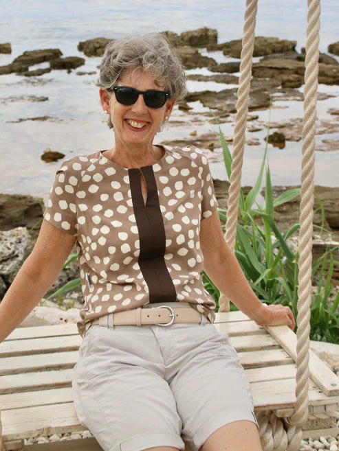 Papierschnittmuster Bluse Suvi