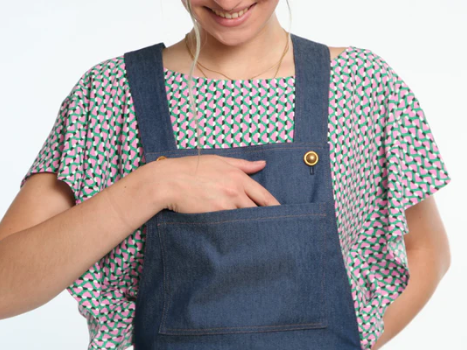 Papierschnittmuster Latzhose Fanny