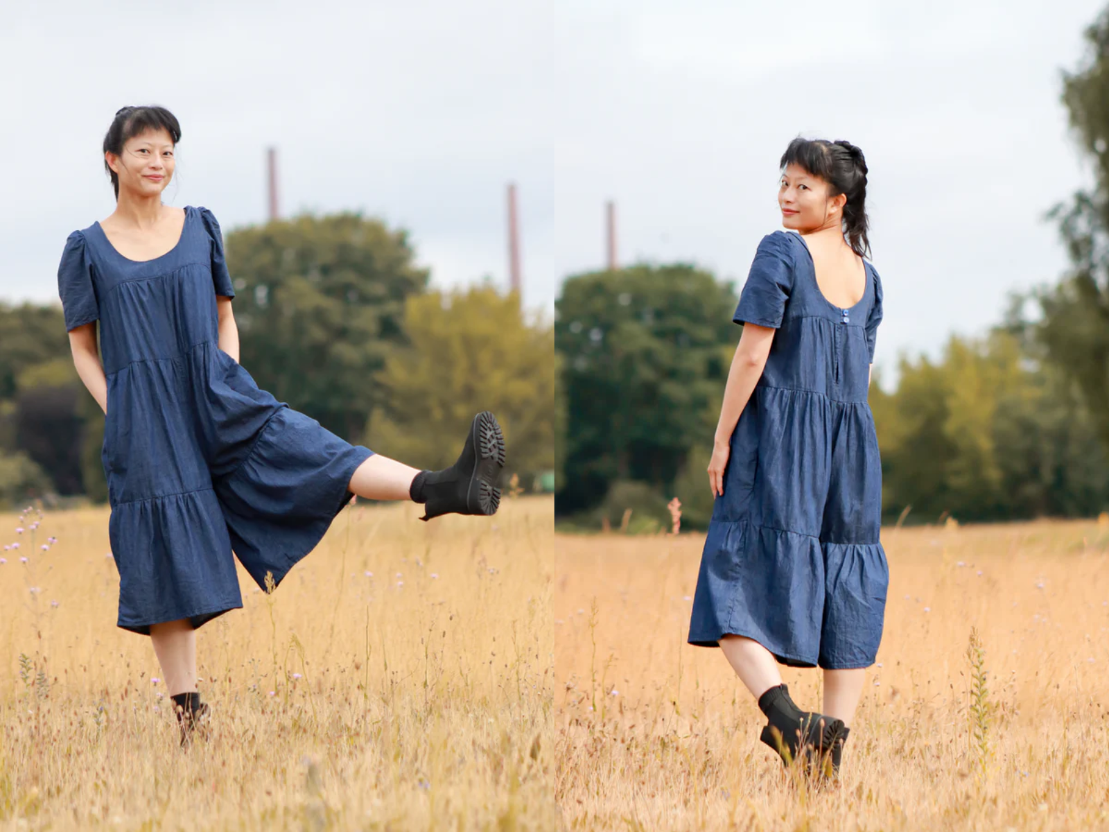 Papierschnittmuster Overall Colombo