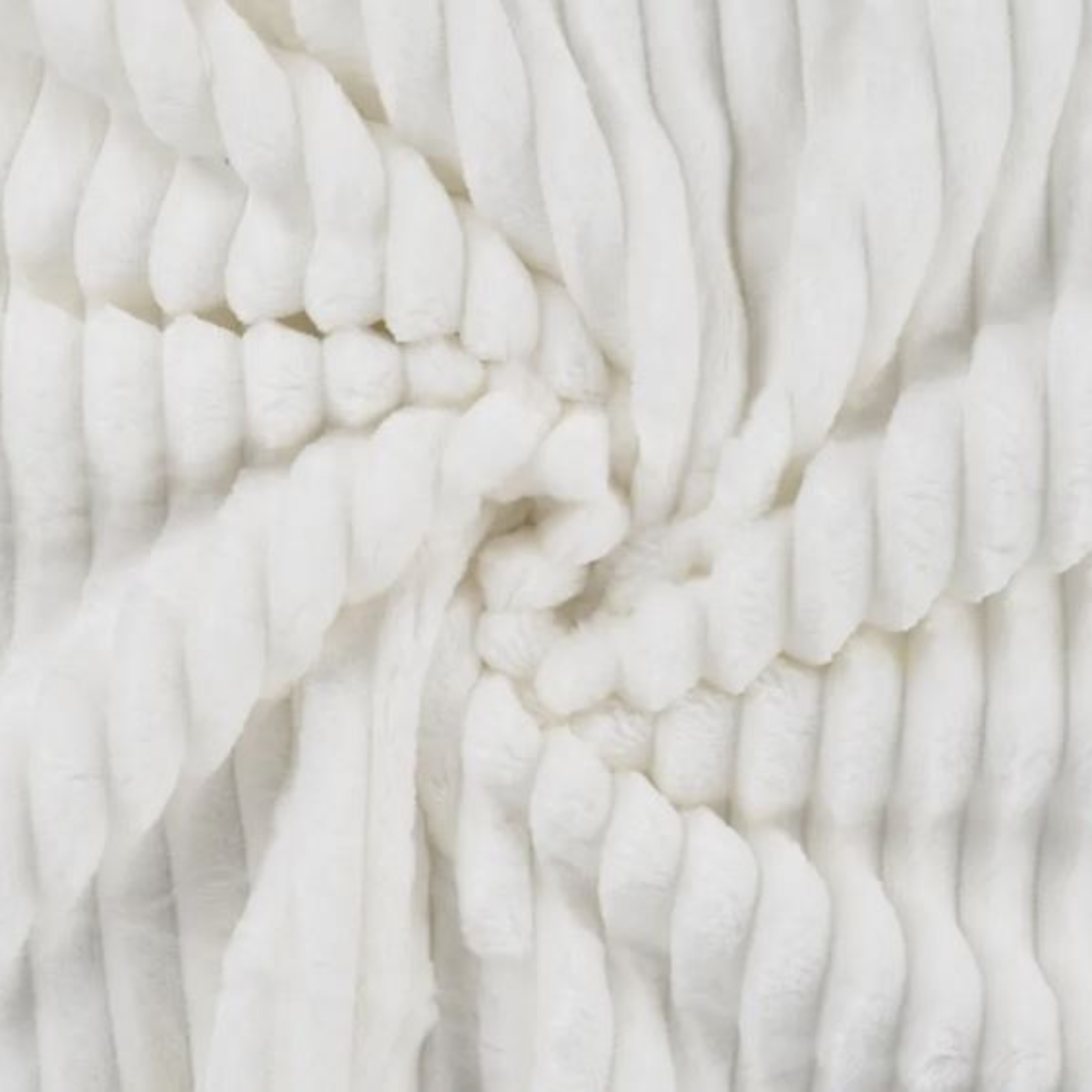 Cuddle Binky super weicher Wellnessfleece Stoff mit 1,5 cm breiten Rippen