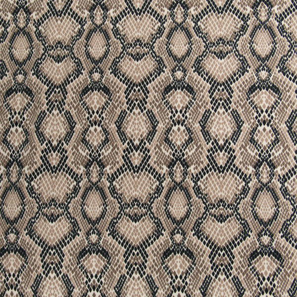 Jersey - Animalprint Schlange - braun