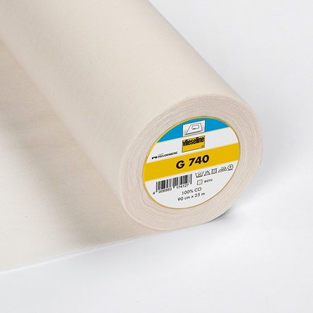 🟡 Vlieseline G 740 - Mittelschwere, leicht geraute Baumwolleinlage