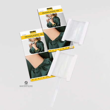 🟡 Vlieseline FRAMILASTIC - Band für Raffungen und Kräuselungen