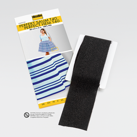 🟡 Vlieseline PERFEKT SAUM - Perfektes und schnelles Anbügeln von Säumen