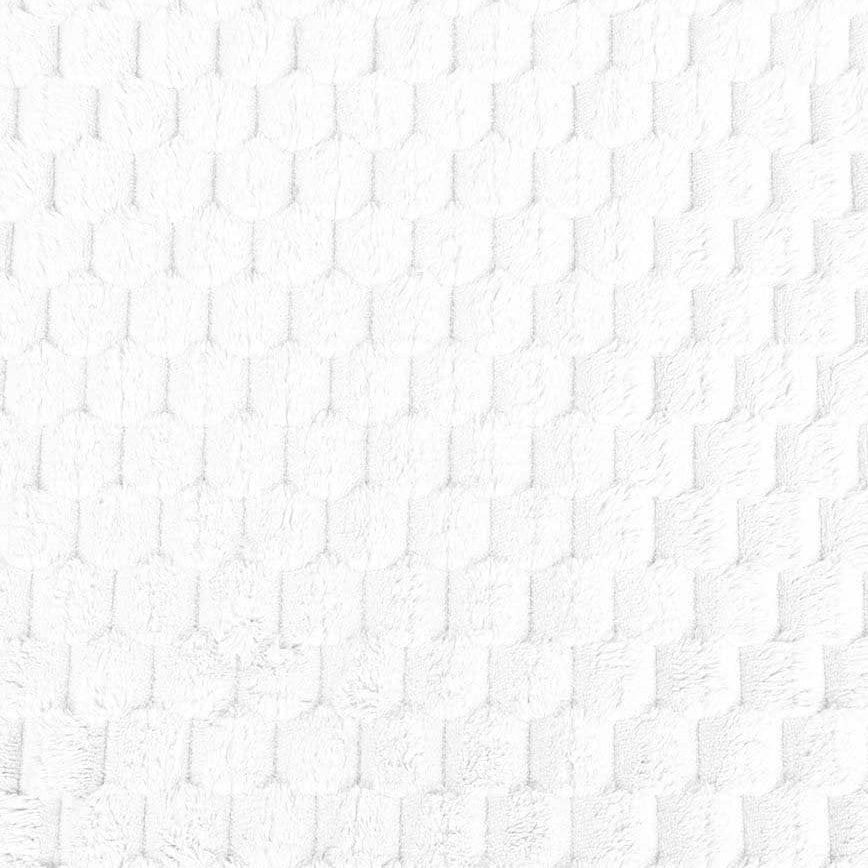 Wellnessfleece Wabenstruktur - uni