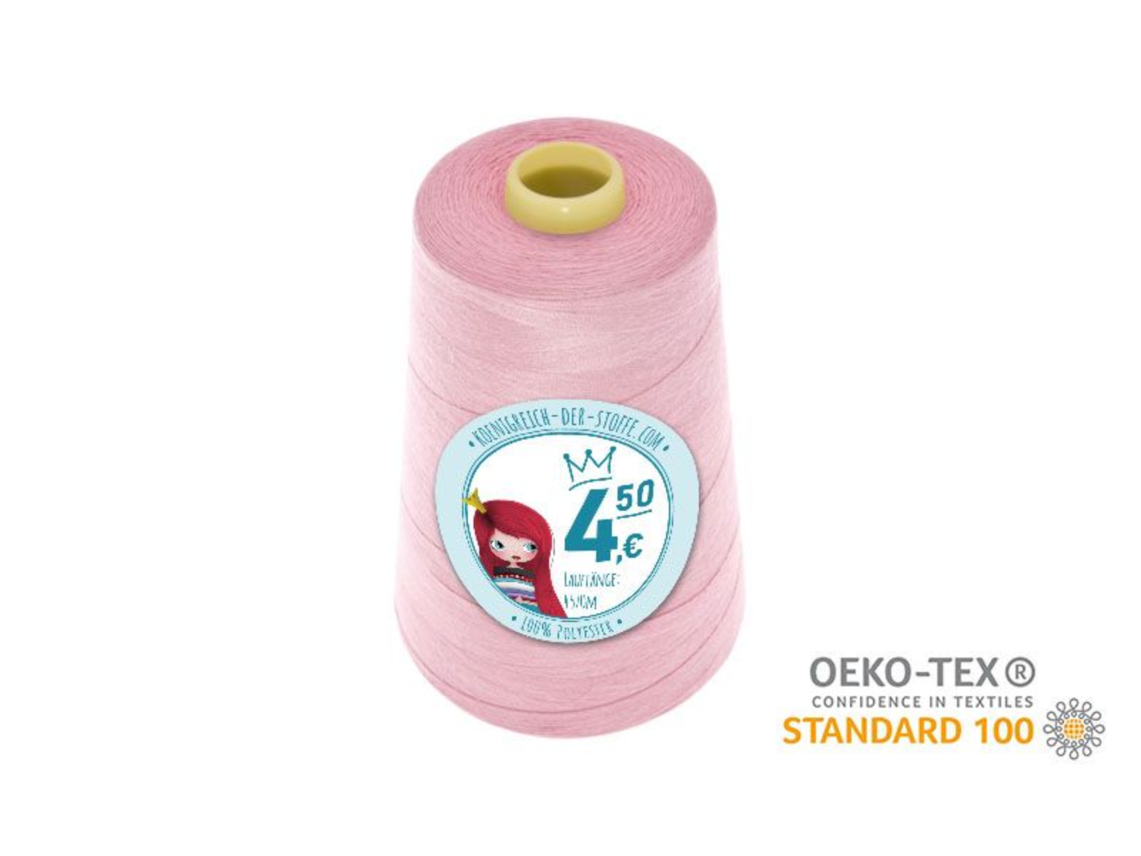 🧵 Overlock Nähgarn - 4570 m - Rot • Rosa • Pink • Violet